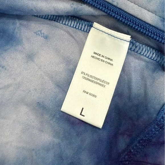 Juicy Couture Sport Y2K Women's Blue purple Tie Dye Track Jacket Full Zip - Picture 5 of 12